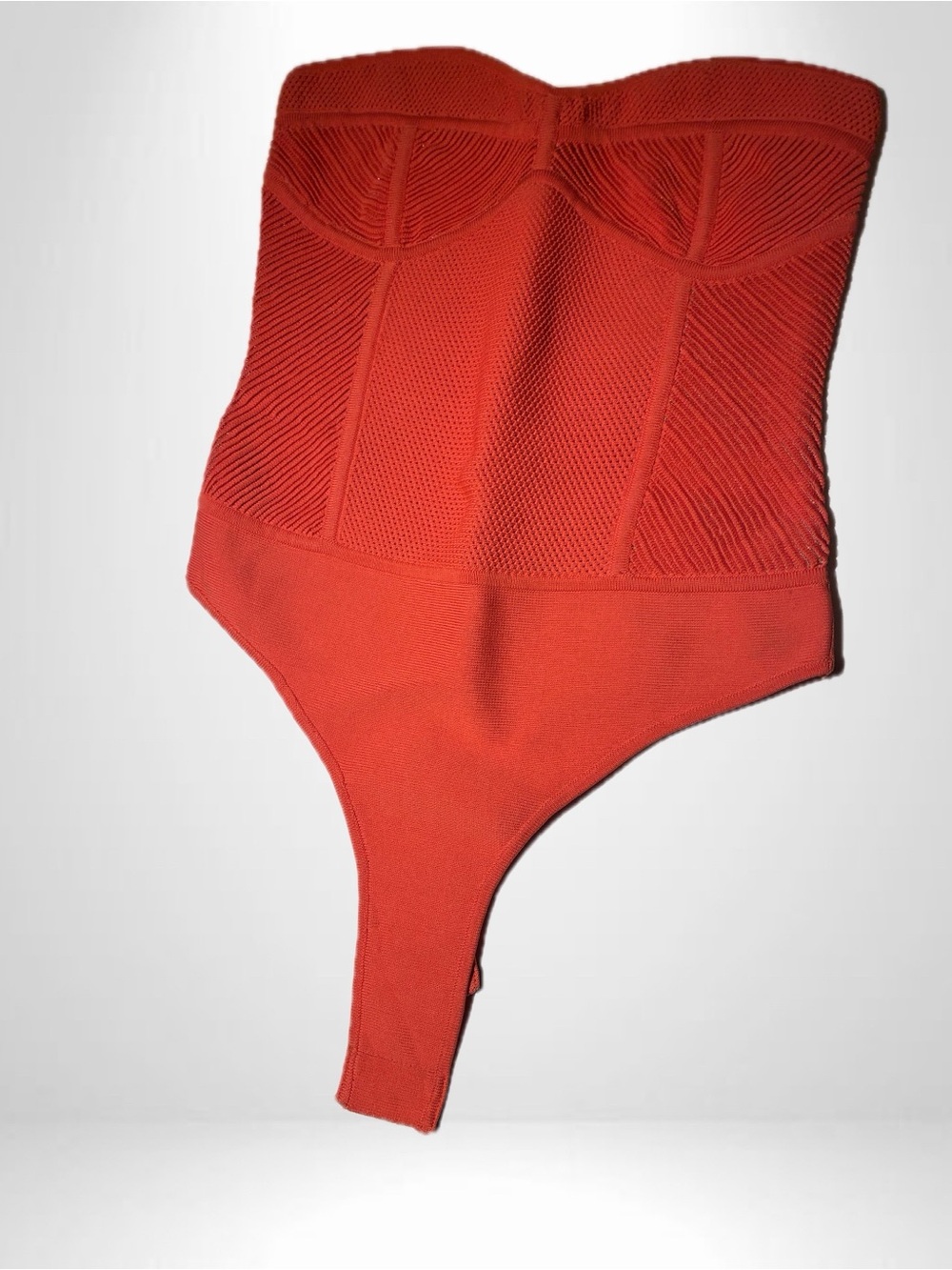 Strapless Seamless Bodysuit - Red